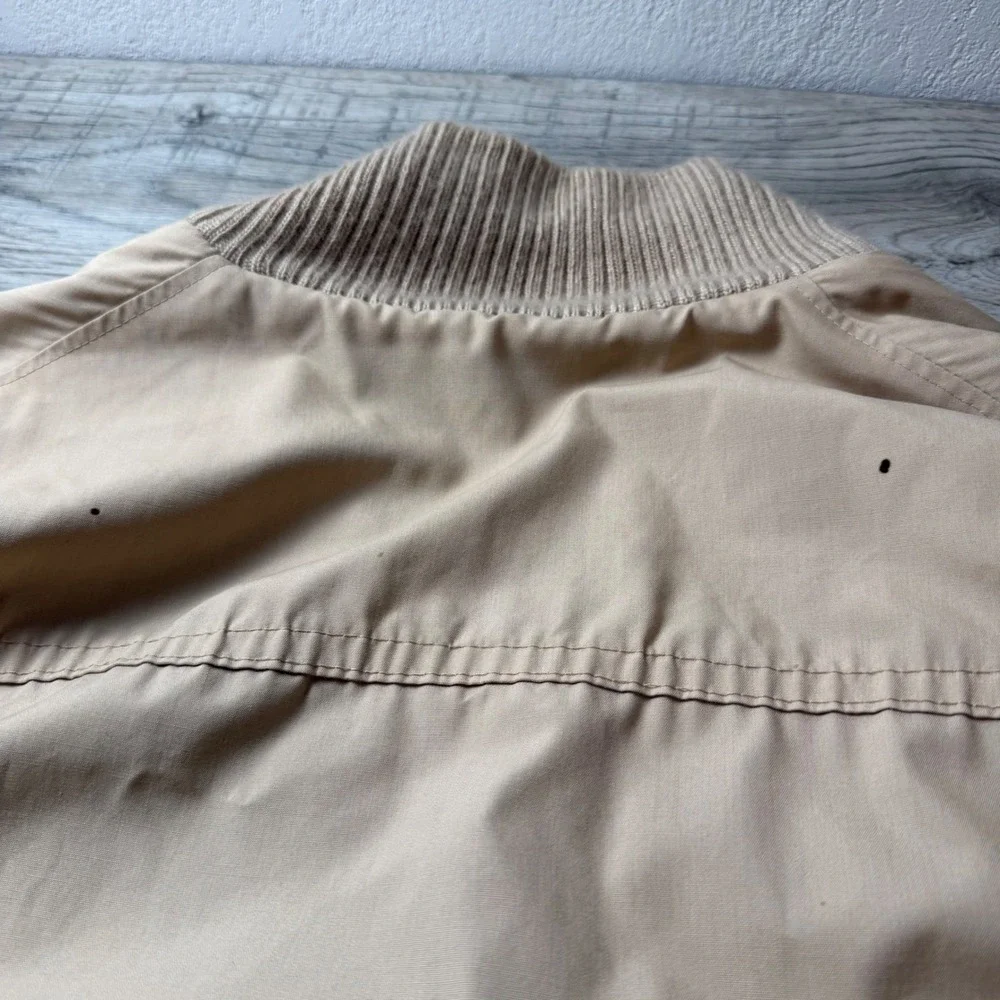 Sears Bomber Jacket Mens XL 1960s Vintage Sherpa Lined Scovill Zip Workwear 170